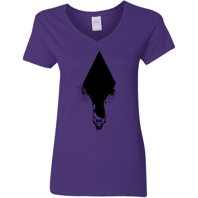 T-Shirts Purple / S Alien Women's V-Neck T-Shirt