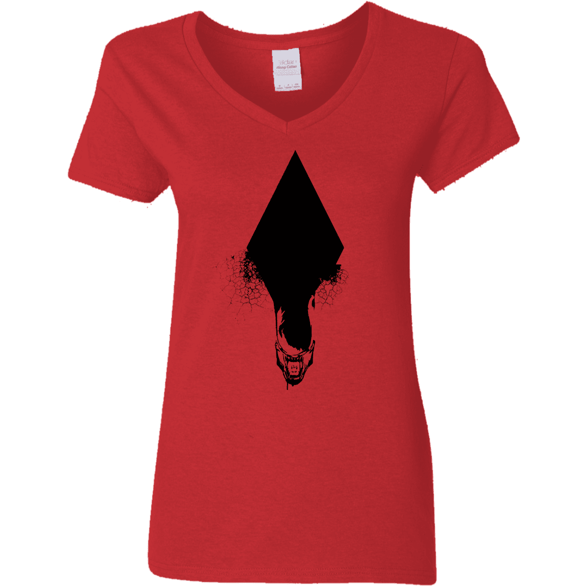 T-Shirts Red / S Alien Women's V-Neck T-Shirt