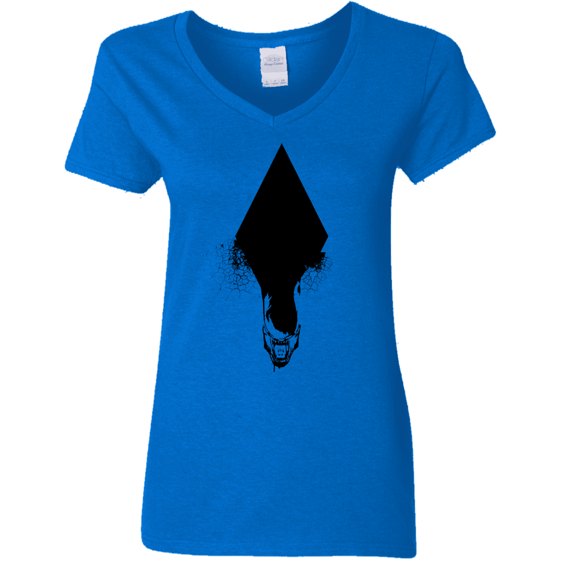 T-Shirts Royal / S Alien Women's V-Neck T-Shirt