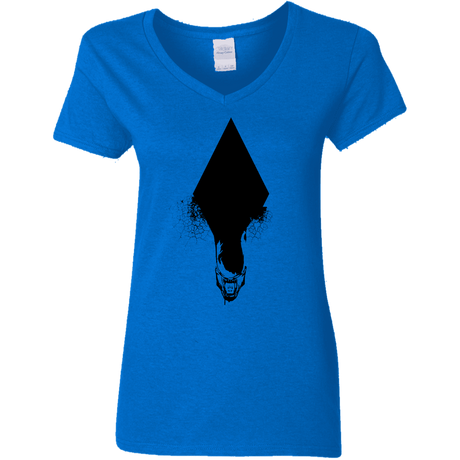 T-Shirts Royal / S Alien Women's V-Neck T-Shirt