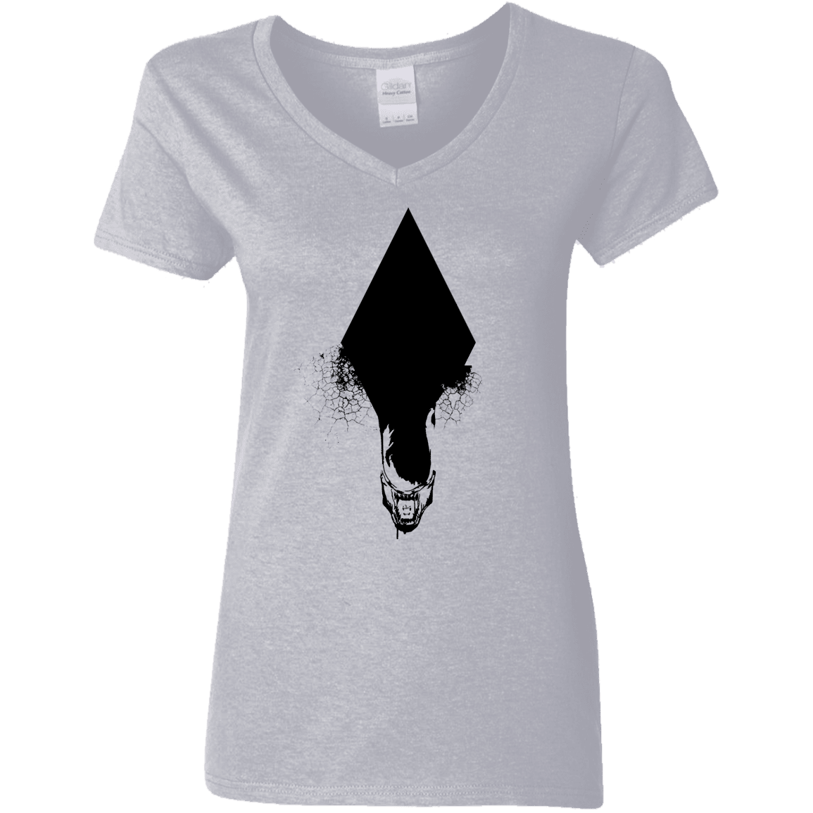 T-Shirts Sport Grey / S Alien Women's V-Neck T-Shirt