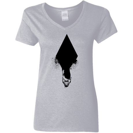 T-Shirts Sport Grey / S Alien Women's V-Neck T-Shirt