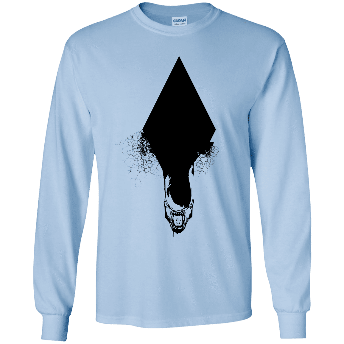 T-Shirts Light Blue / YS Alien Youth Long Sleeve T-Shirt