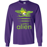 T-Shirts Purple / YS Alien Youth Long Sleeve T-Shirt