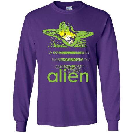 T-Shirts Purple / YS Alien Youth Long Sleeve T-Shirt