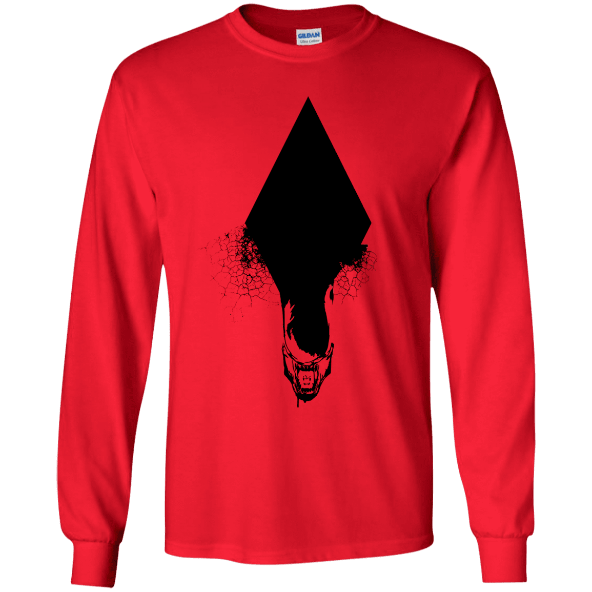 T-Shirts Red / YS Alien Youth Long Sleeve T-Shirt