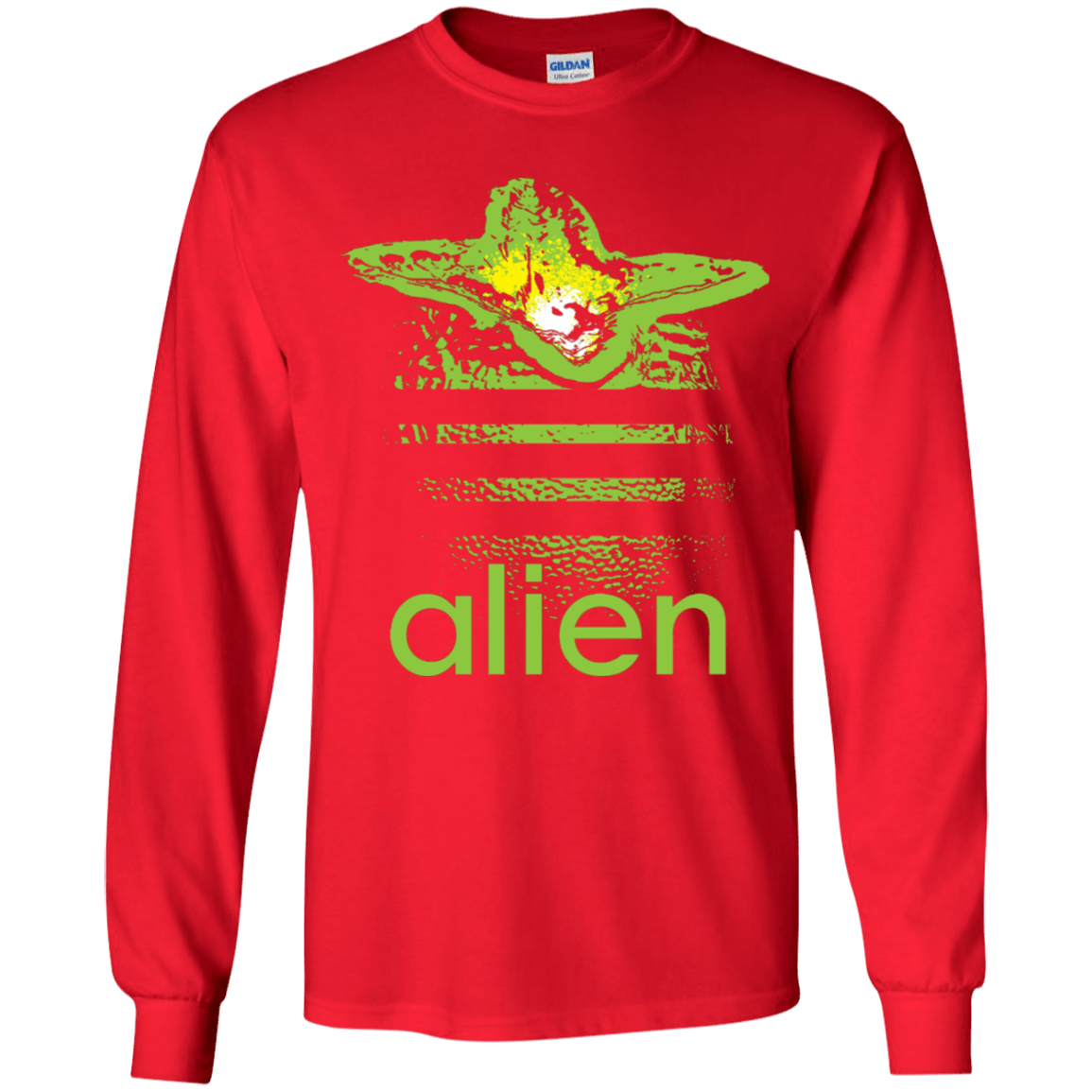 T-Shirts Red / YS Alien Youth Long Sleeve T-Shirt
