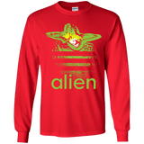 T-Shirts Red / YS Alien Youth Long Sleeve T-Shirt