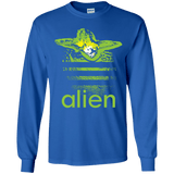 T-Shirts Royal / YS Alien Youth Long Sleeve T-Shirt
