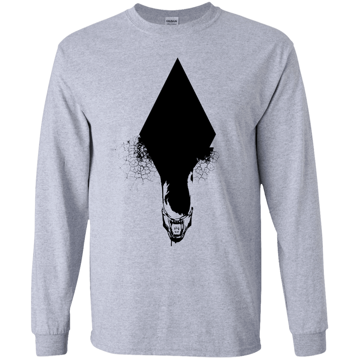 T-Shirts Sport Grey / YS Alien Youth Long Sleeve T-Shirt