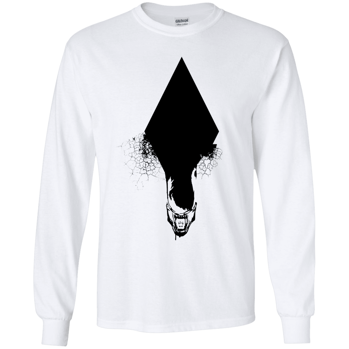 T-Shirts White / YS Alien Youth Long Sleeve T-Shirt