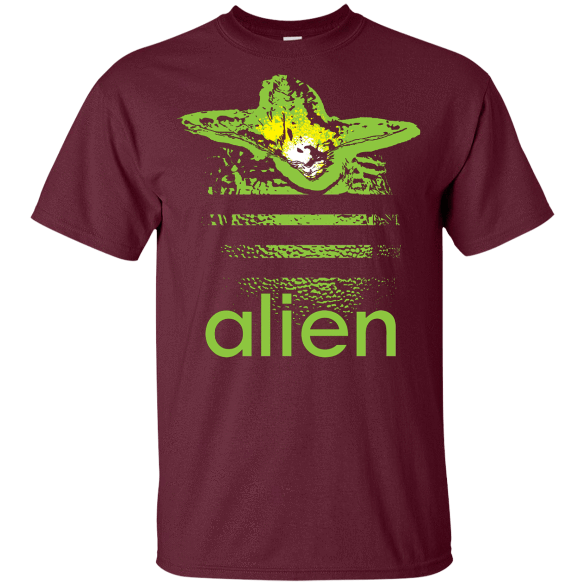 T-Shirts Maroon / YXS Alien Youth T-Shirt