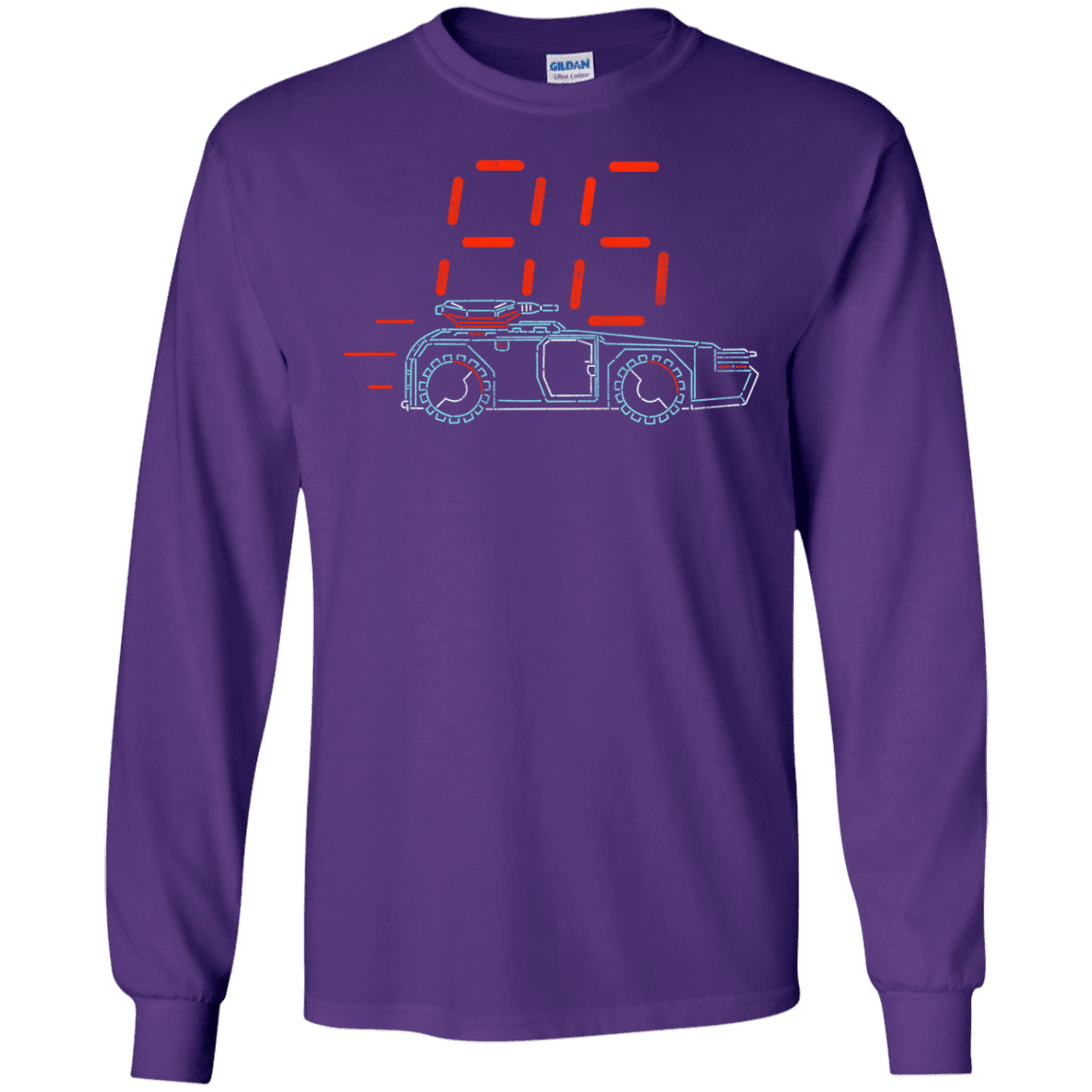 T-Shirts Purple / S Aliens 86 Men's Long Sleeve T-Shirt