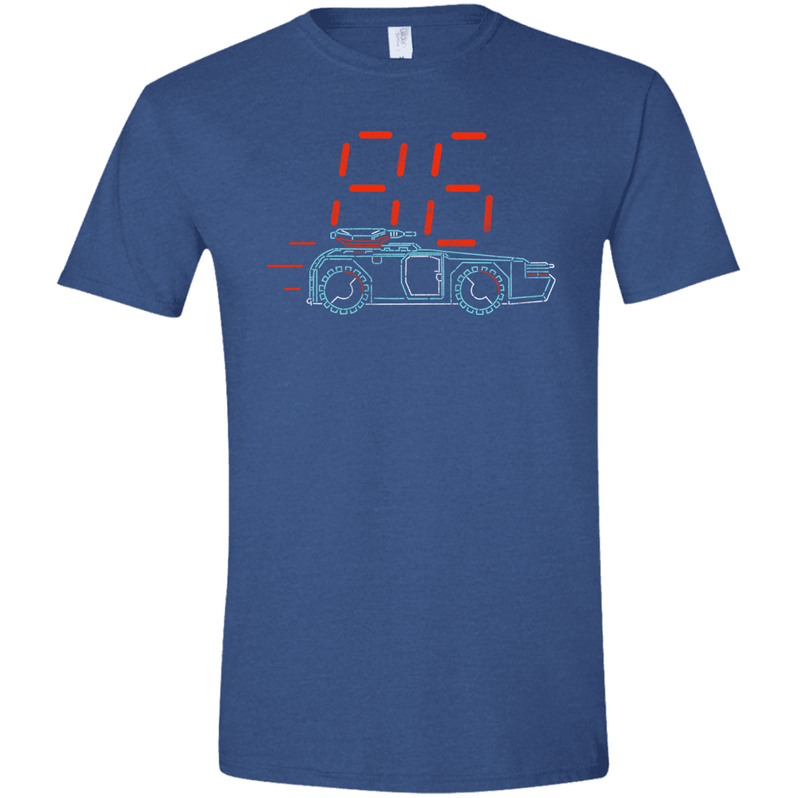 T-Shirts Heather Royal / X-Small Aliens 86 Men's Semi-Fitted Softstyle