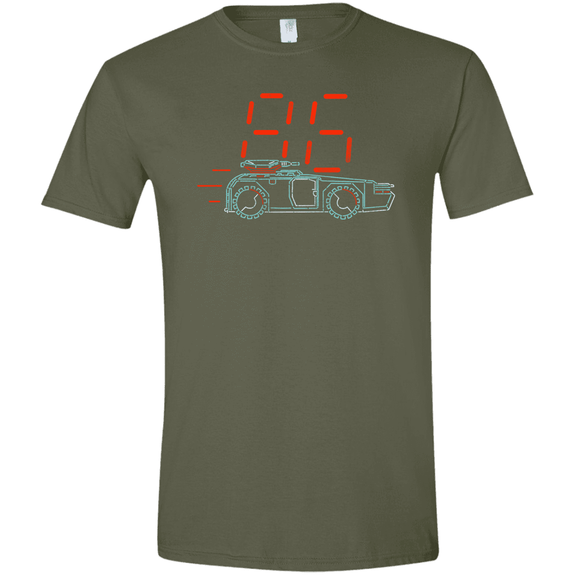 T-Shirts Military Green / S Aliens 86 Men's Semi-Fitted Softstyle