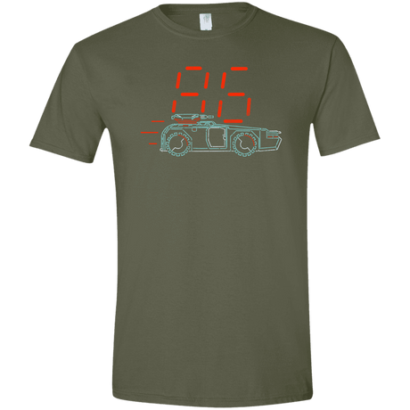 T-Shirts Military Green / S Aliens 86 Men's Semi-Fitted Softstyle