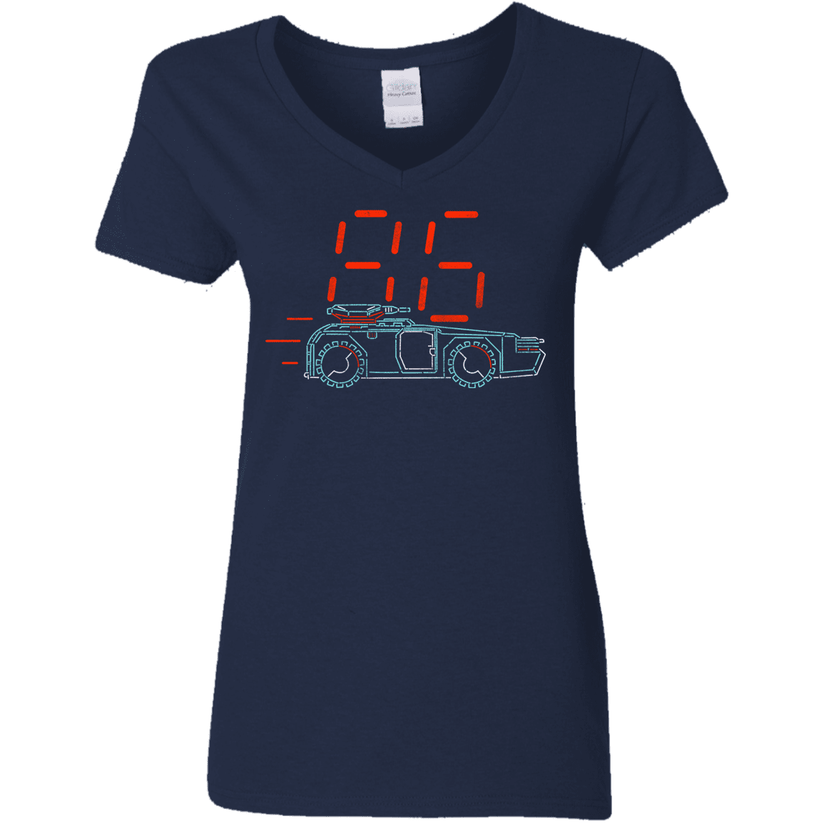 T-Shirts Navy / S Aliens 86 Women's V-Neck T-Shirt