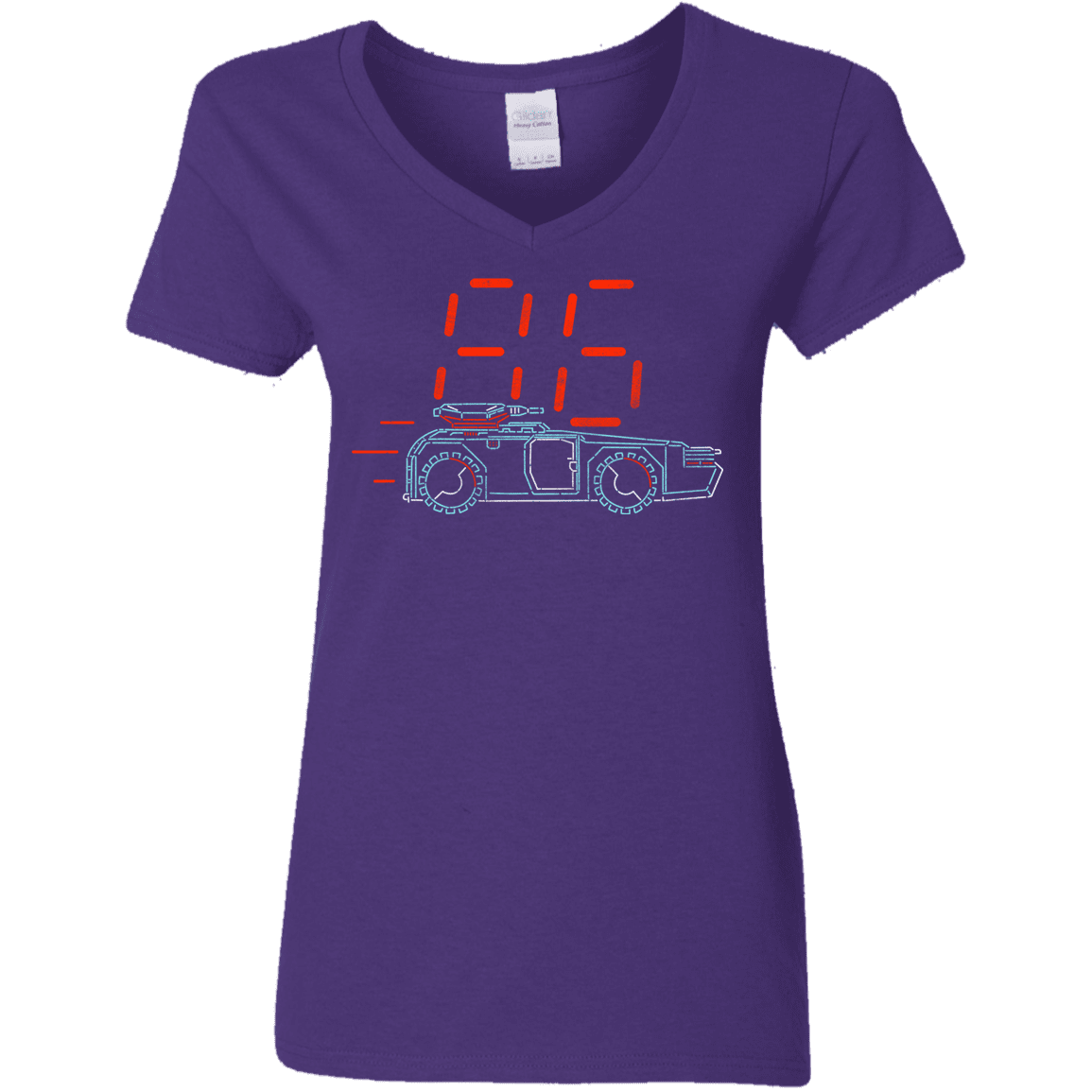 T-Shirts Purple / S Aliens 86 Women's V-Neck T-Shirt