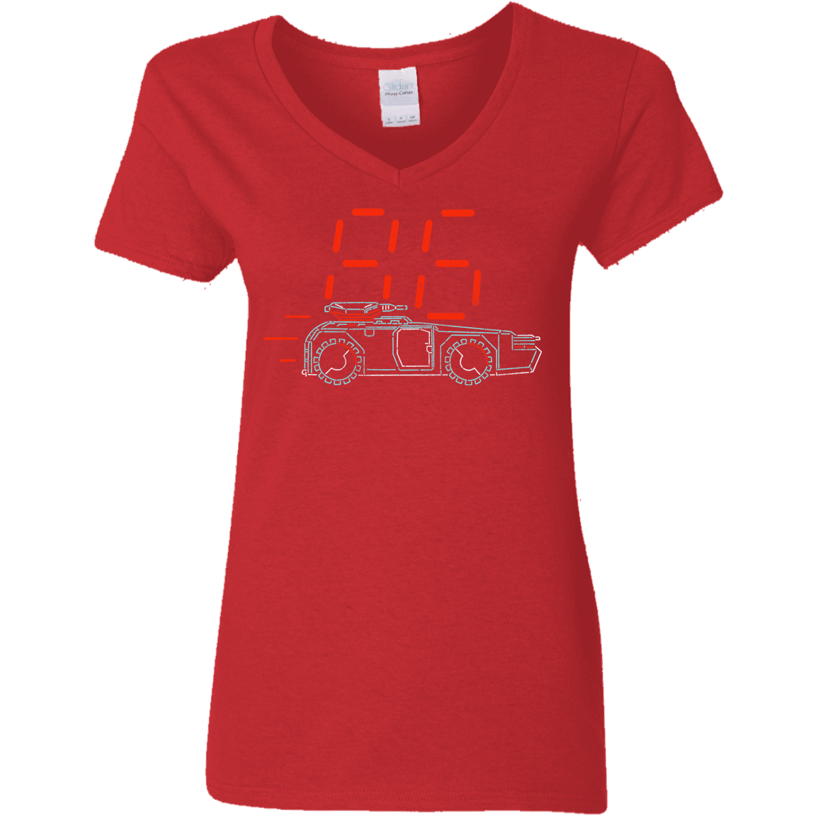 T-Shirts Red / S Aliens 86 Women's V-Neck T-Shirt