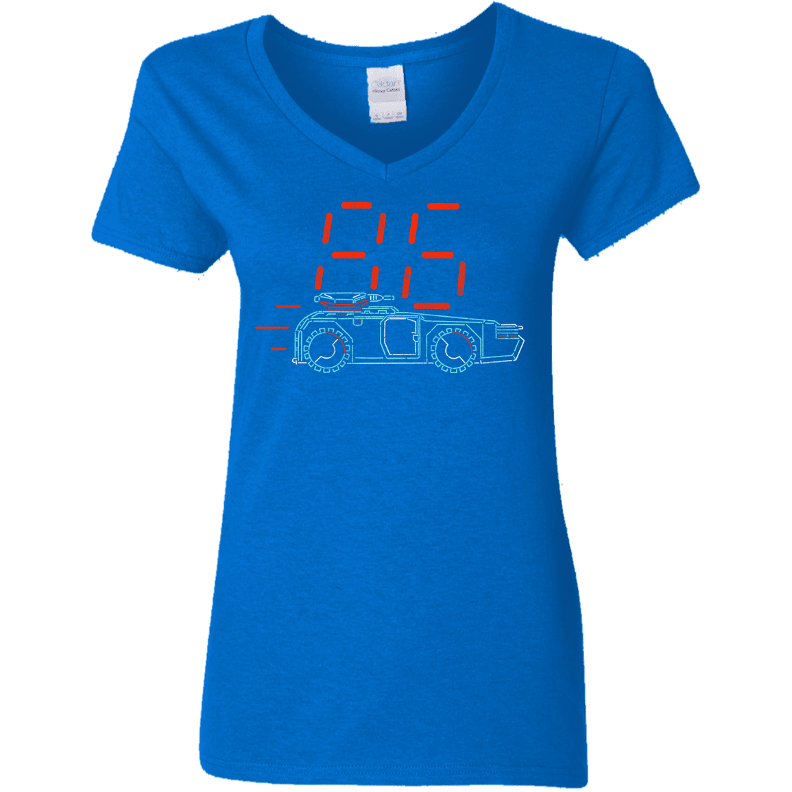 T-Shirts Royal / S Aliens 86 Women's V-Neck T-Shirt