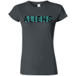 T-Shirts Charcoal / S Aliens Junior Slimmer-Fit T-Shirt