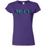 T-Shirts Purple / S Aliens Junior Slimmer-Fit T-Shirt