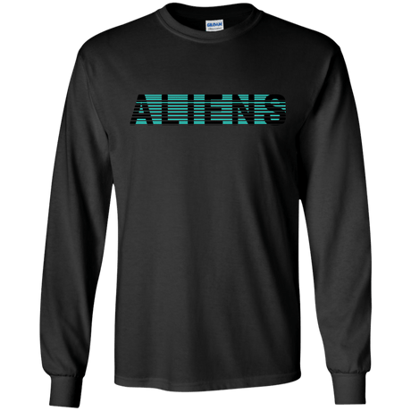 T-Shirts Black / S Aliens Men's Long Sleeve T-Shirt