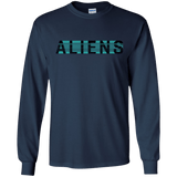 T-Shirts Navy / S Aliens Men's Long Sleeve T-Shirt