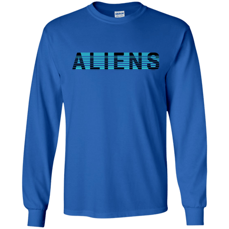 T-Shirts Royal / S Aliens Men's Long Sleeve T-Shirt