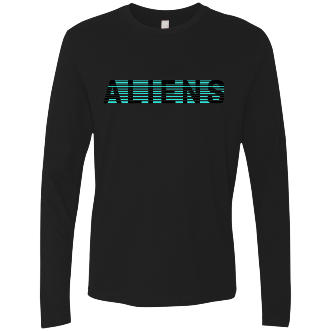 T-Shirts Black / S Aliens Men's Premium Long Sleeve