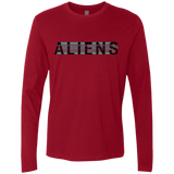 T-Shirts Cardinal / S Aliens Men's Premium Long Sleeve