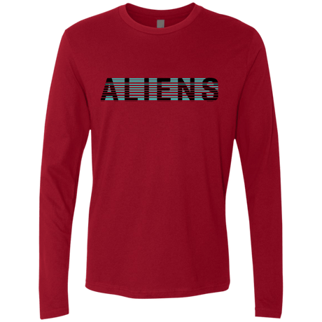 T-Shirts Cardinal / S Aliens Men's Premium Long Sleeve