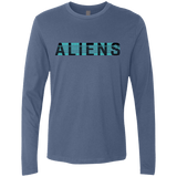 T-Shirts Indigo / S Aliens Men's Premium Long Sleeve