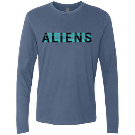 T-Shirts Indigo / S Aliens Men's Premium Long Sleeve