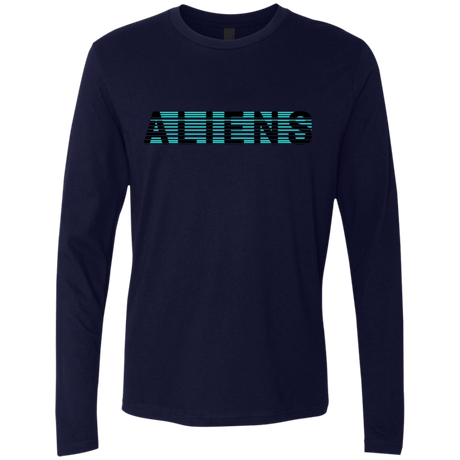 T-Shirts Midnight Navy / S Aliens Men's Premium Long Sleeve