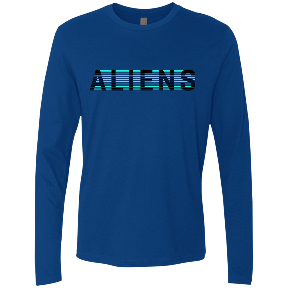 T-Shirts Royal / S Aliens Men's Premium Long Sleeve