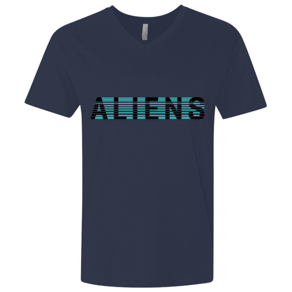 T-Shirts Midnight Navy / X-Small Aliens Men's Premium V-Neck