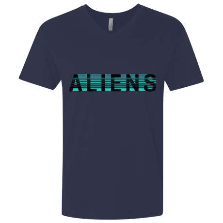 T-Shirts Midnight Navy / X-Small Aliens Men's Premium V-Neck