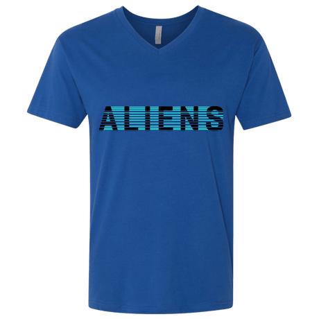 T-Shirts Royal / X-Small Aliens Men's Premium V-Neck