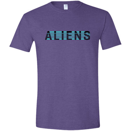 T-Shirts Heather Purple / S Aliens Men's Semi-Fitted Softstyle