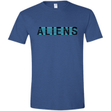 T-Shirts Heather Royal / X-Small Aliens Men's Semi-Fitted Softstyle