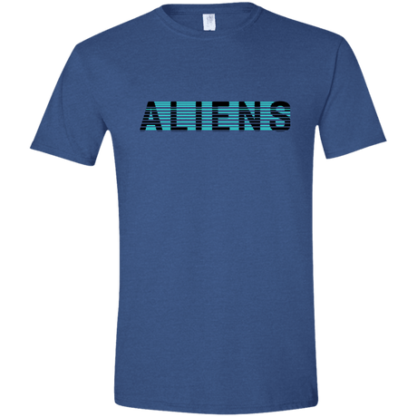 T-Shirts Heather Royal / X-Small Aliens Men's Semi-Fitted Softstyle