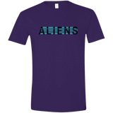 T-Shirts Purple / S Aliens Men's Semi-Fitted Softstyle