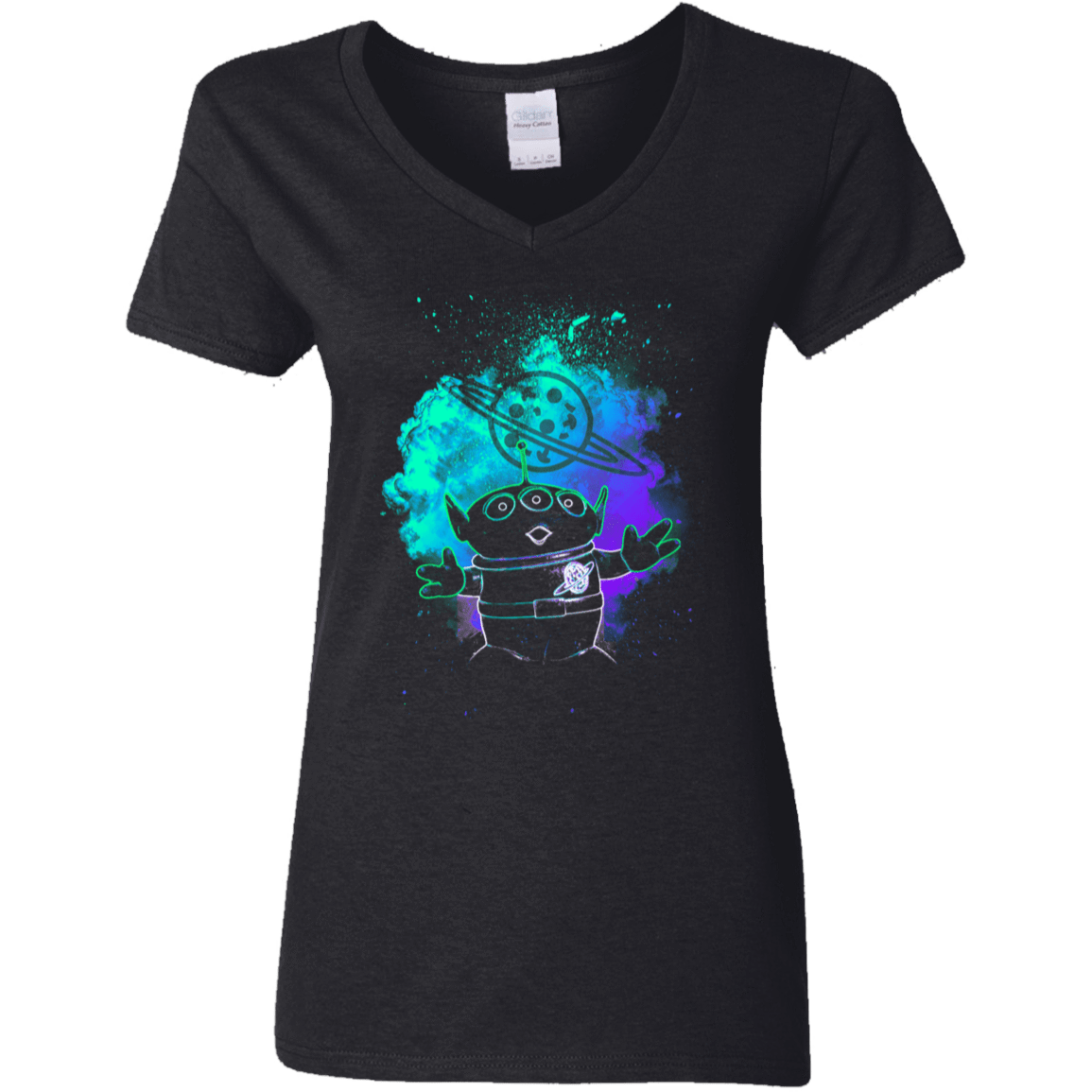 T-Shirts Black / S Aliens Soul Women's V-Neck T-Shirt