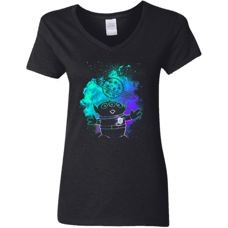 T-Shirts Black / S Aliens Soul Women's V-Neck T-Shirt