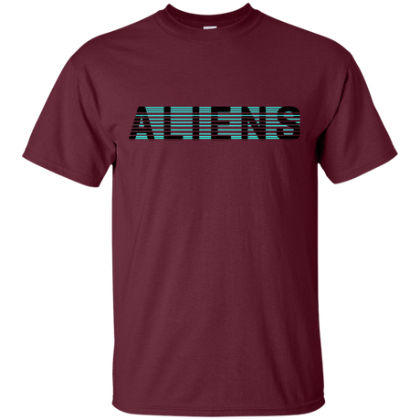T-Shirts Maroon / S Aliens T-Shirt