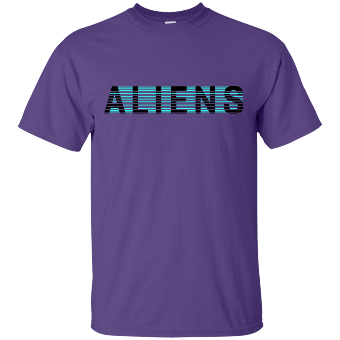 T-Shirts Purple / S Aliens T-Shirt