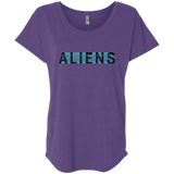 T-Shirts Purple Rush / X-Small Aliens Triblend Dolman Sleeve