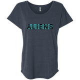 T-Shirts Vintage Navy / X-Small Aliens Triblend Dolman Sleeve