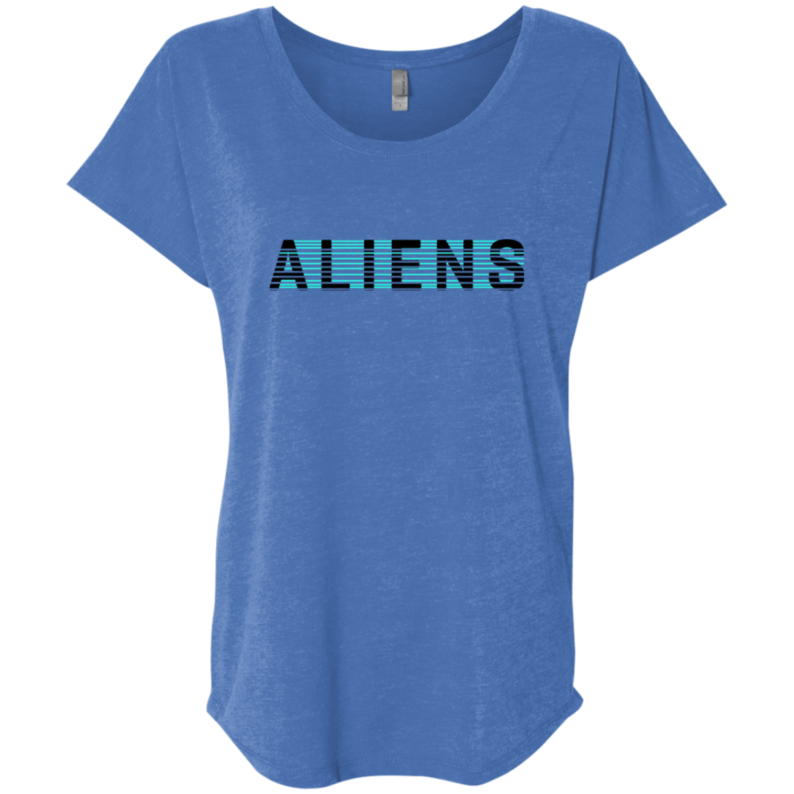 T-Shirts Vintage Royal / X-Small Aliens Triblend Dolman Sleeve